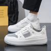 Men's Shoes Summer Hong Kong Style Mesh Breathable Sports and Leisure Board Shoes Men's Versatile Trend Non-slip Mesh Tide White Shoes