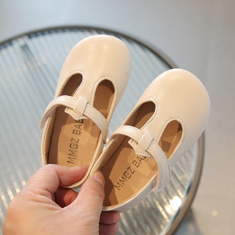

Kid Shoe Child Princess Shoe Soft Soled Mary Jane Shoes Fashionable Leather Shoes Versatile Casual Shoes Antiskid Lolita Shoe 21-insole13.8CM