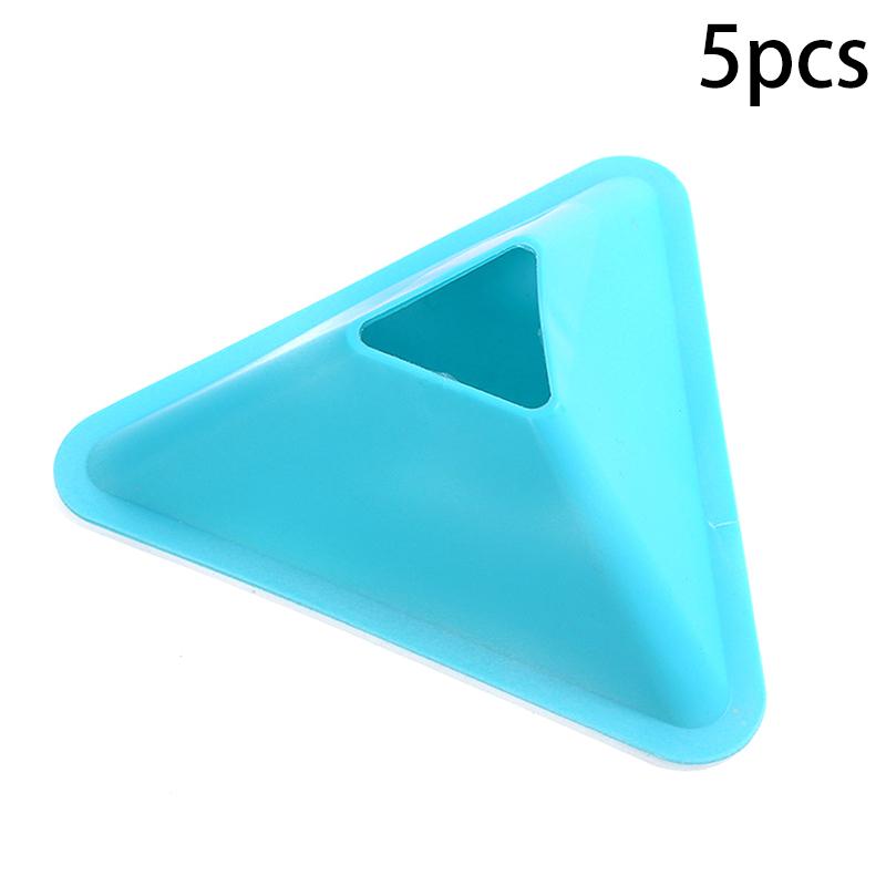 5Pcs Football Training Disc Triangle Soccer Practice Field Sports Agility Training Cone Portable Equipment For Kids Adult