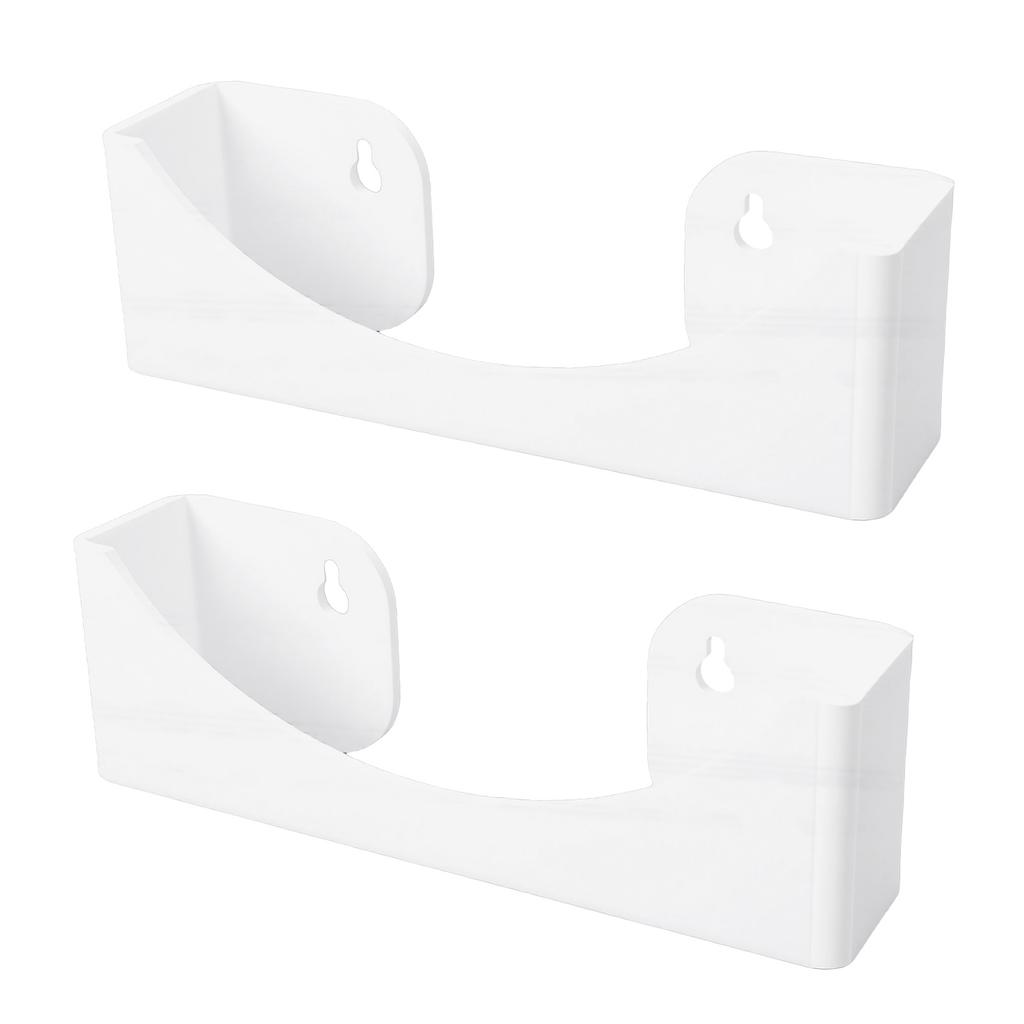 Hat Racks Holder Compact Hat Organizer for Baseball Caps Wall Installation 20 Hat Capacity White 2pcs