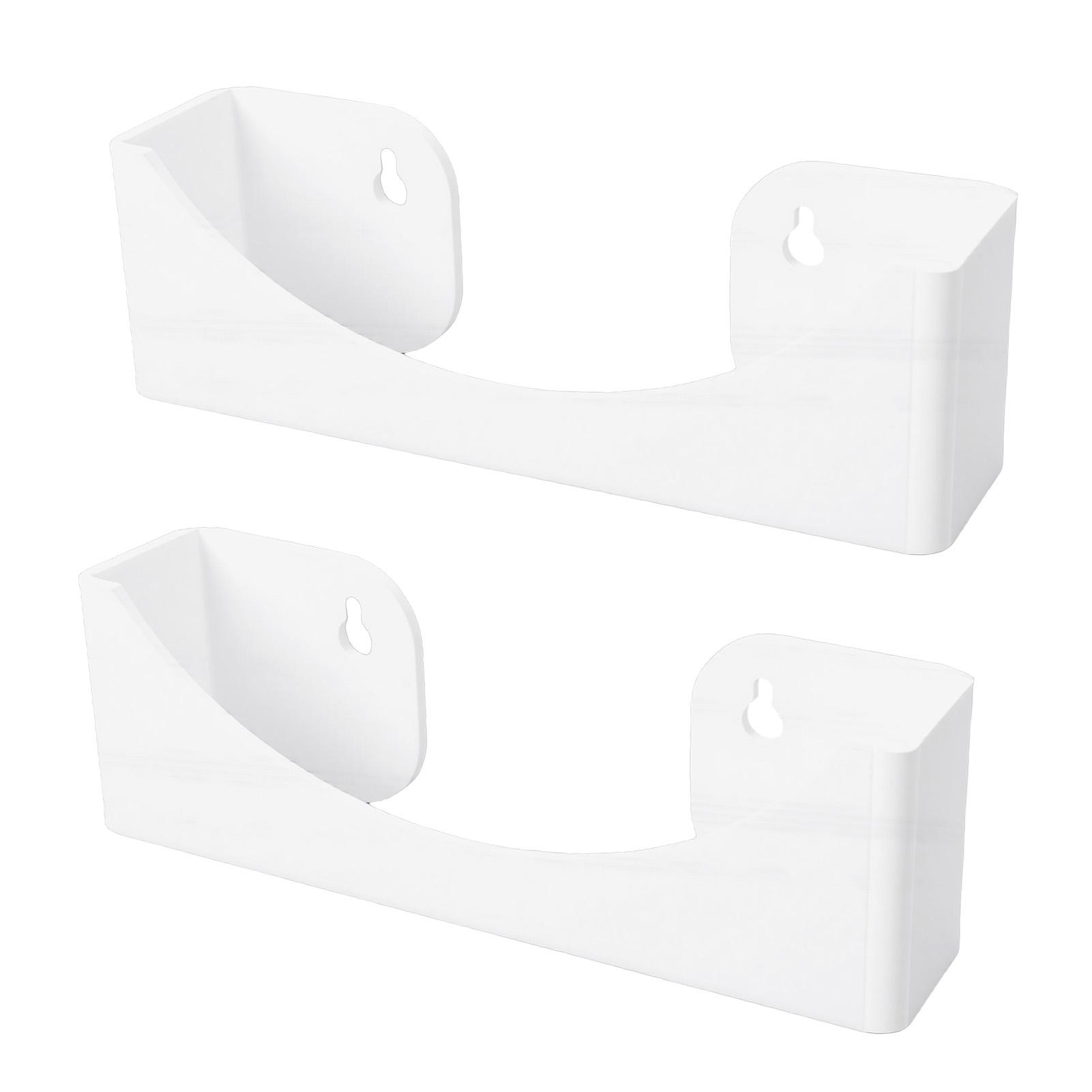 

Hat Racks Holder Compact Hat Organizer for Baseball Caps Wall Installation 20 Hat Capacity White 2pcs