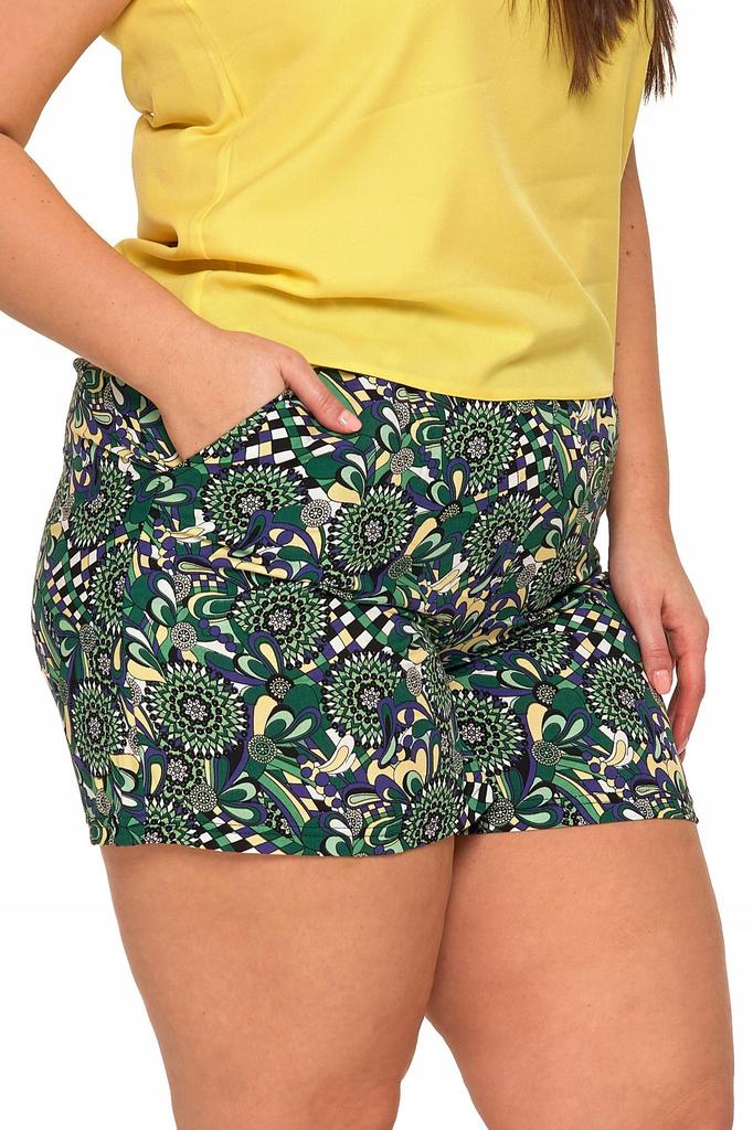 SHORTS Women's Comfortable SHORTS Short Viscose Patterned Summer MORAJ S patt2