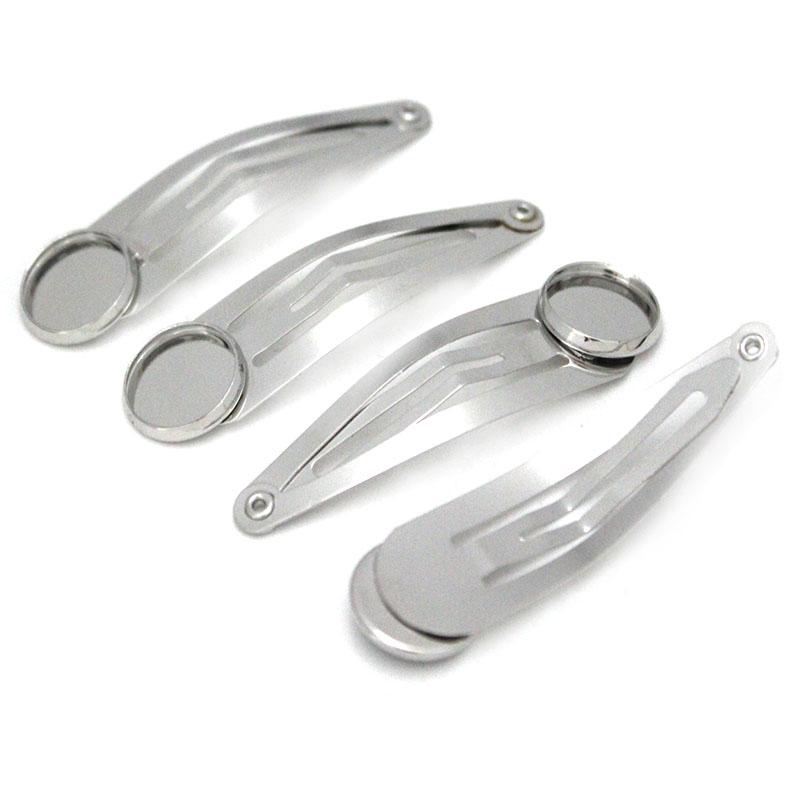 10PCS 12 16 18 20 mm Copper Metal Hairpin Accessories Blank Hair Clips Cabochon Settings Base Hairpin DIY Jewelry Making