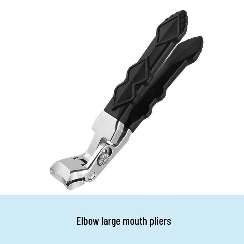 

Curved Anti-Splash Nail Clippers: Sharp, Large-Opening Pliers for Thick Nail Trimming