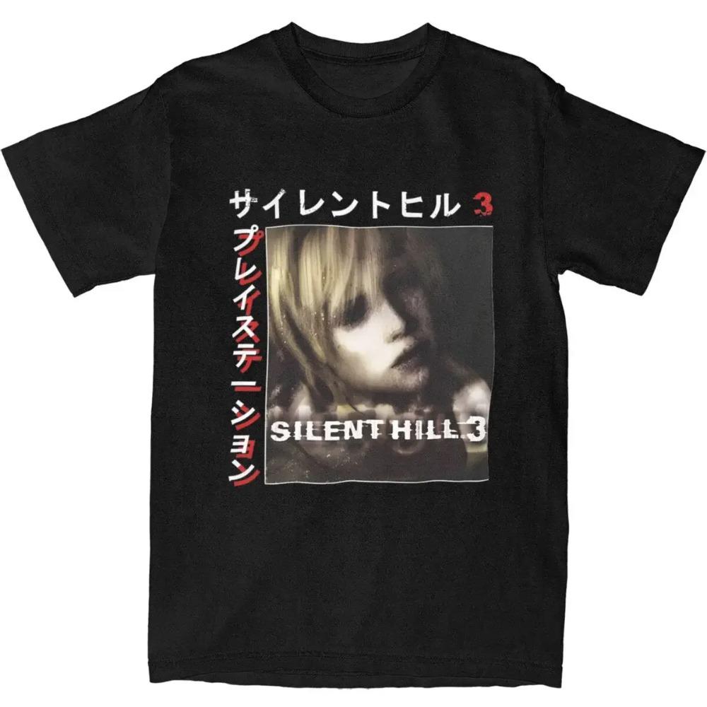 Silent Hill 3 Heather Merchandise Shirt for Men Women Horror Scared Game Vintage Cotton Graphic Printed Tee Shirts