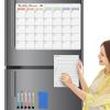 Uitwisbare Magnetische Kalender voor Koelkast Herbruikbare Maandplanner Bord Koelkastkalender Whiteboard Met Pen Planbord