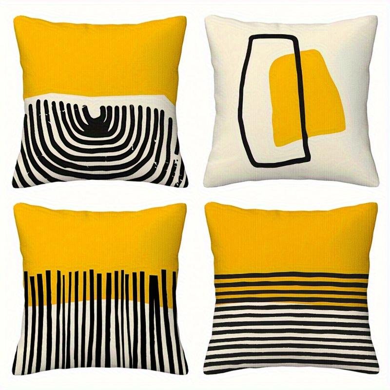 Jmg Clothing Unisex Home Decor Abstract Geometric Pattern Throw Pillow Covers Pattern Cushion Cover Suitable For Sofa Bedroom Car Pillow Cover