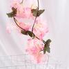 DIY Artificial Garland Sakura Wedding Party Supplies Arch Layout Decoration Home Decoration Flower Vines Cherry Blossoms
