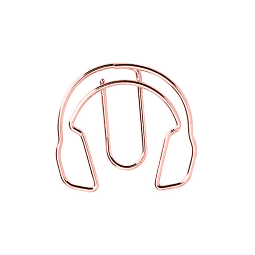 50Pcs Mini Paper Clips Music Note Shaped Paper Clip for Home Office Note Paper Clips Stationary Clips File Folders Clamp