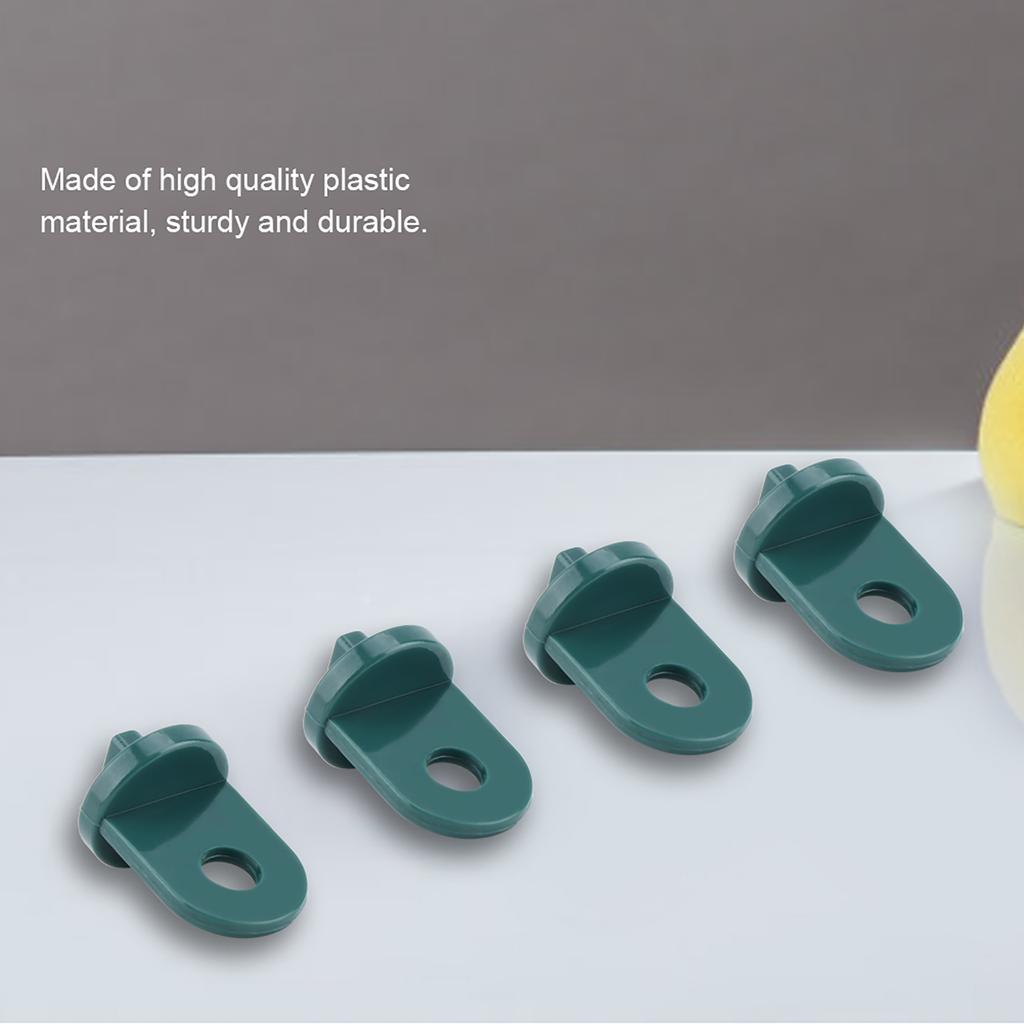 10 PCS Plastic Greenhouse Hook Plant Flow     (Black)