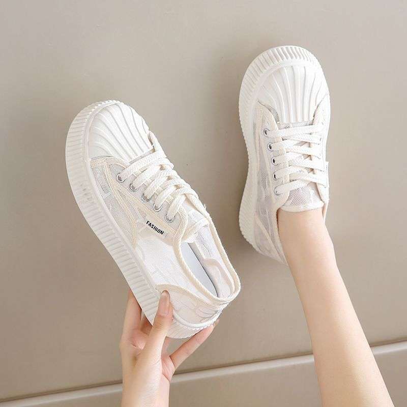 Breite Füße fette Leinenschuhe Sommer Plateau Außenbekleidung Muschelkopf Board Schuhe Einzelne Schuhe Trend