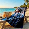 Messi Customize Your Name Beach Towel Quick-Dry Soft Microfiber