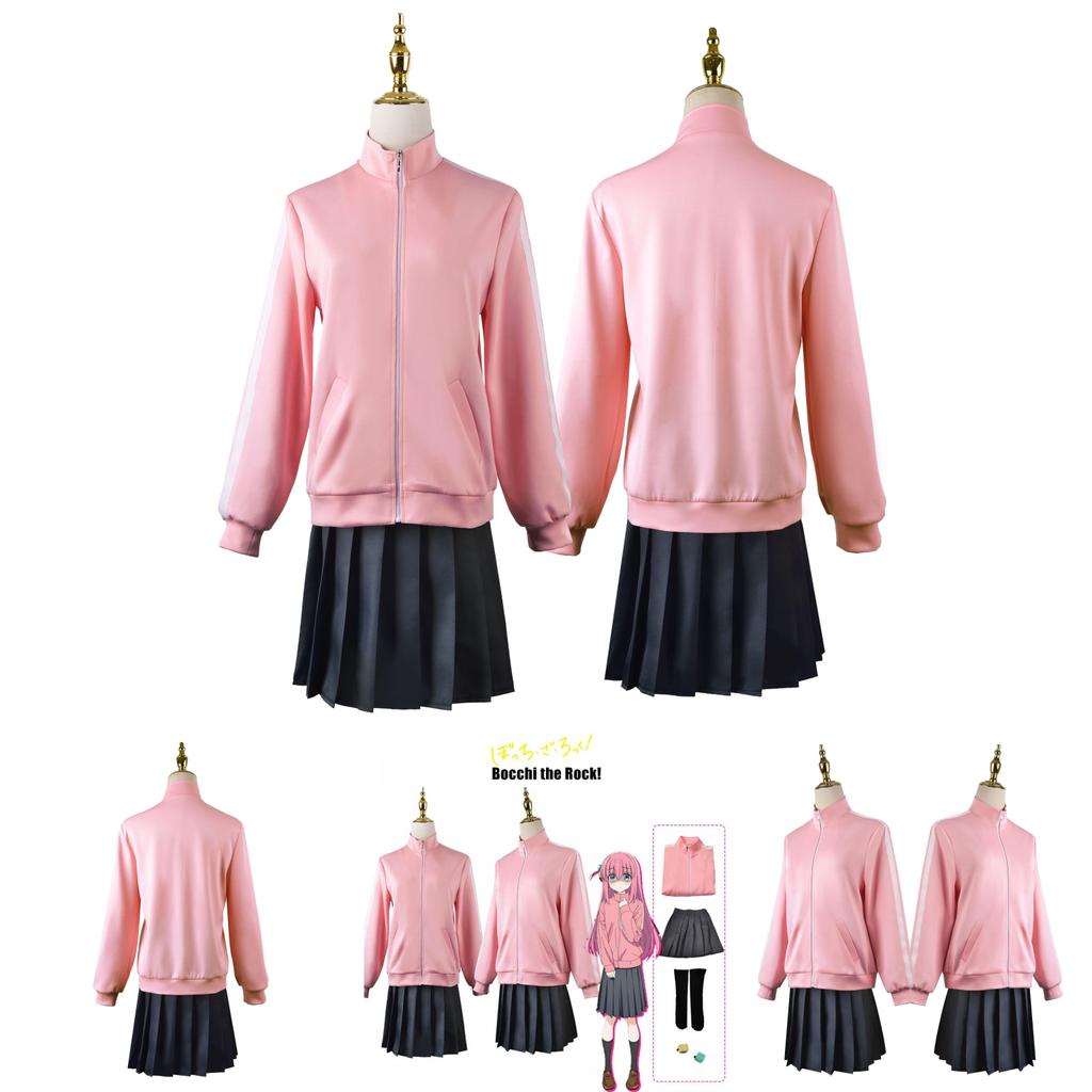 Charming Bocchi The Rock! Gotou Hitori Cosplay Costume Superior Quality Uniform Outfit For Carnival