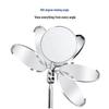 Portable Retractable Metal Inspection Mirror with Pen Clip - Ideal for Car Chassis and Auto Repair Tools