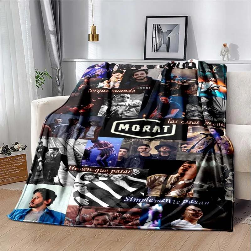 Morat Music Band Printed Flannel Blanket Soft Autumn and Winter Warm Plush Throw Blanket Adult Bedroom Sofa Bed Picnic Blanket
