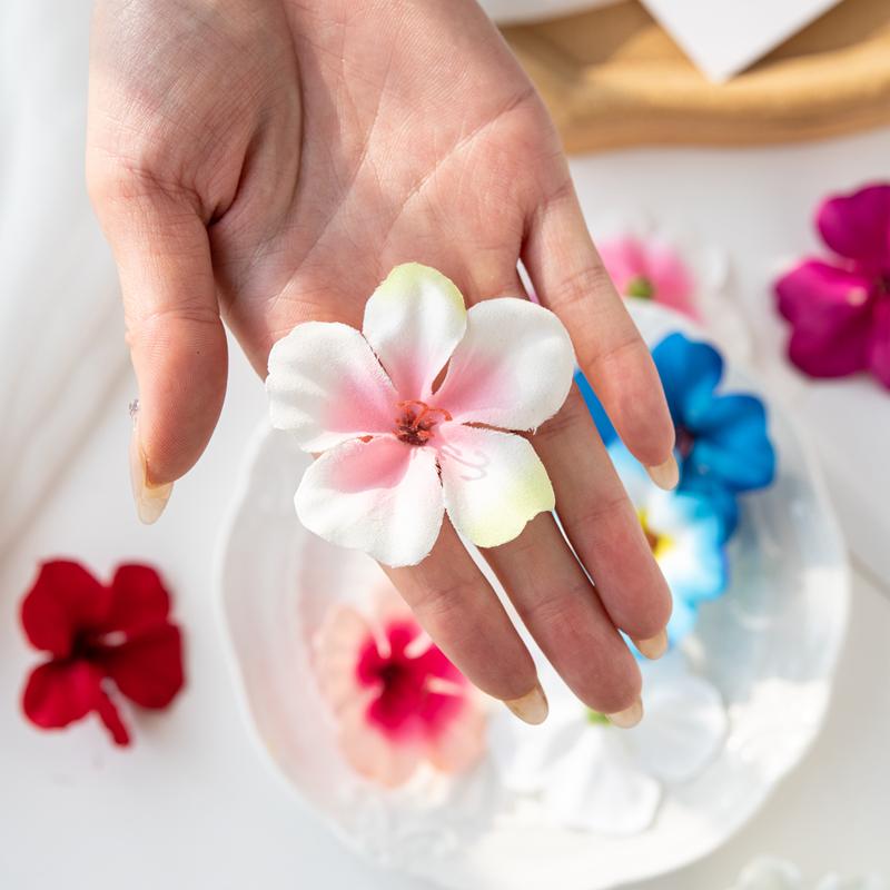 Artificial Flowers Wholesale Cheaper Diy Scrapbook Candy Box Festival Wreath Home Room Wedding Decor Fake Silk Cherry Head Props