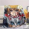 Cardcaptor Sakura splicingPrint Flannel Blanket, High Quality Comfortable for All Seasons, Home Decor, Warmth and Comfort