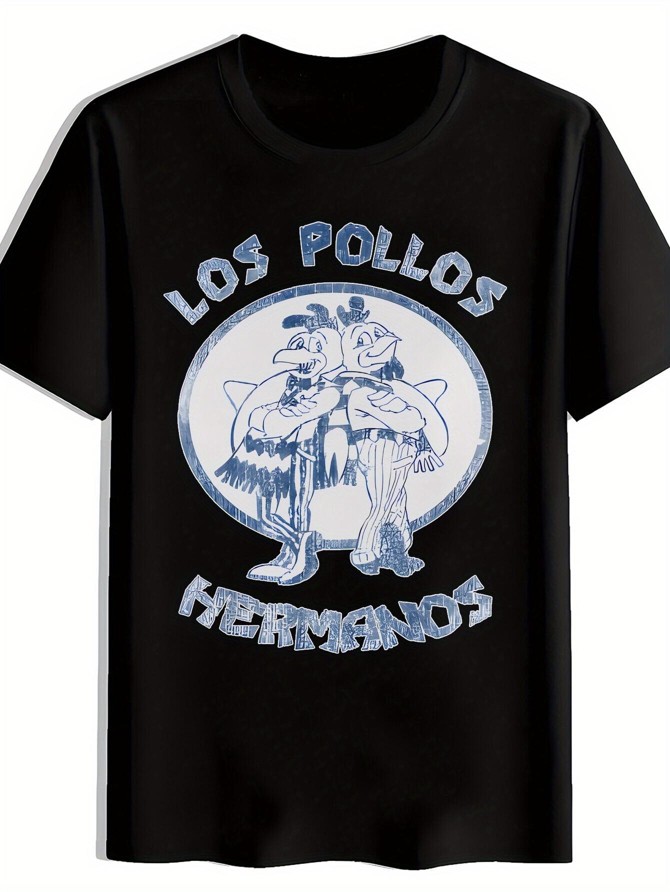 Los Pollos Hermanos Graphic T-shirt - Casual Crew Neck XXL