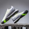 Five-sided high-rise indoor flat football shoes, suitable for men and women, with a non-slip design.