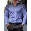 Camicia da Uomo con Stampa Floreale, Casual Traspirante con Collo a Revers e Bottoni, Manica Lunga per la Primavera, Abbigliamento da Uomo, Camicia Formale da Uomo