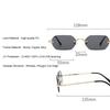 Uv400 Sunglasses Fashionable Rimless Sunglasses Punk Sun Glasses Sturdy Polygon Sunglasses For Daily Wear Outdoor Activities