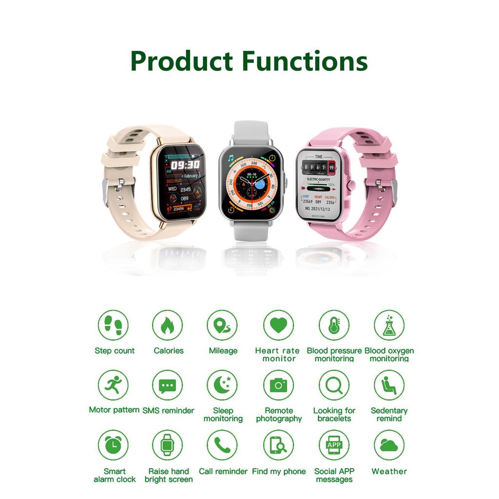 2025 Nuovo Smartwatch Uomo e Donna Smart Bracelet Monitoraggio Attività Sportiva IP67 Impermeabile Smartwatch da Donna