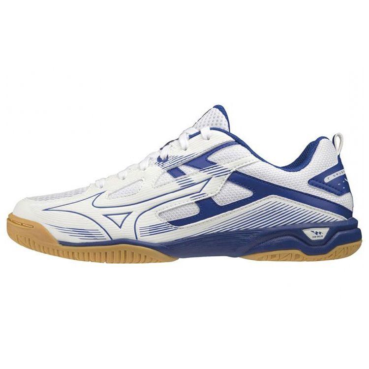 Mizuno Retro Running Shoes White Blue Unisex 81GA222027 42.5