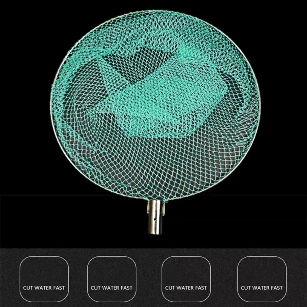Multi-strand Fishing Landing Net Nylon Mesh Fly Fishing Dip Net  For Freshwater Saltwater