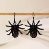 Gothic Bat & Spider Earrings: Retro Halloween Style