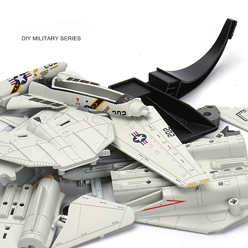 Modern Russian Air Force Sukhoi Su-57 Su-35 Military Fighter Model Assemble Copter Airplane Puzzle Building Block Assembly Toy