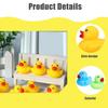 36 Pcs Mini Rubber Ducks, Rubber Ducks Multipack Yellow Orange Pink Blue Green Purple, Squeaking Floating Bath Toys for Kids, Great for Bath Time Par