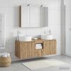 Bathroom Cabinet Set 4 pcs Artisan Oak 100 x 14.5 x 70 cm