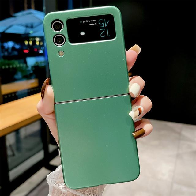 Solid Color Shockproof Phone Case For Samsung Z Fold 4 3 2 Flip 3 4 5g Zfold4 Zfold3 Zflip3 Zflip4 Zfold2 Protection Back Cover