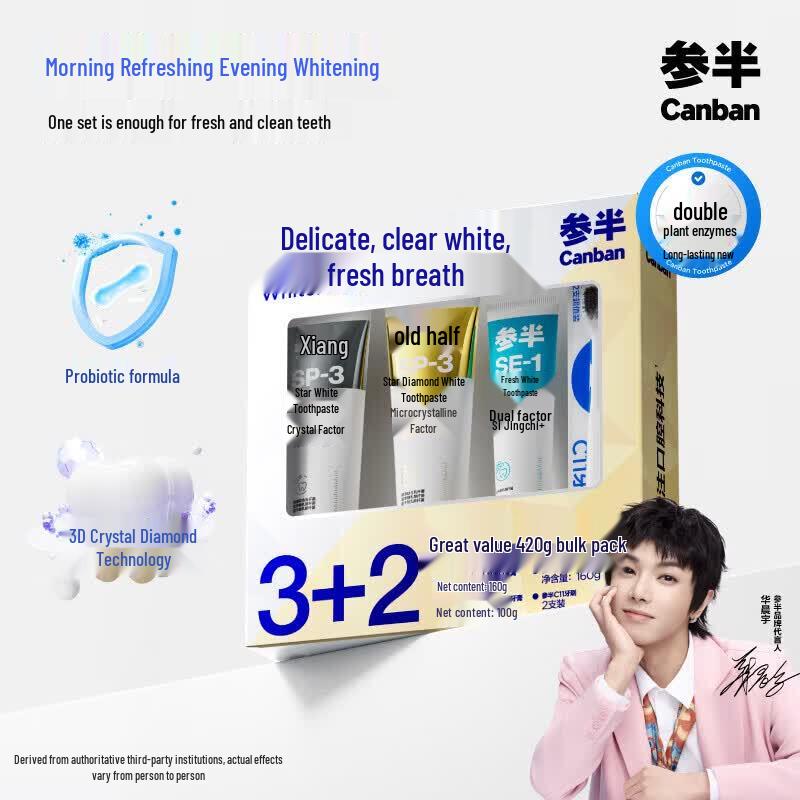 Sanban Brightening Oral Care Toothpaste Set
