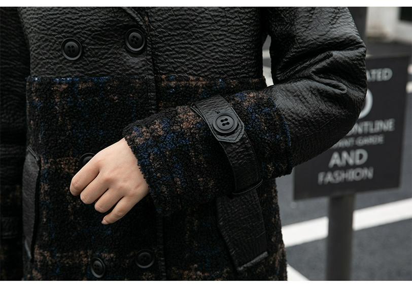 Winter Reversible Mid-Length Velvet Thick PU Leather Jacket - Women's Cozy Loose Fit