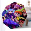 1 Stück Outdoor-Regenschirm mit Anime-Charakteren - Automatisches Öffnen/Schließen, Tragbares 3-fach faltbares Design, 8-Speichen-Eisenrahmen, Perfektes Geschenk für Fans, Reisende