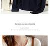 Women's Elegant Slim Fit Long-Sleeve Round Neck Top for Early Autumn