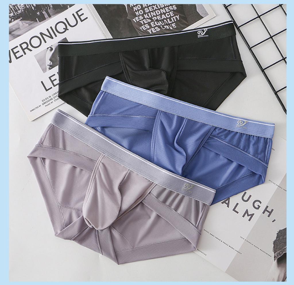 Men's Underwear Ice Silk Mesh Breathable Quick-drying Underwear Sexy Underwear