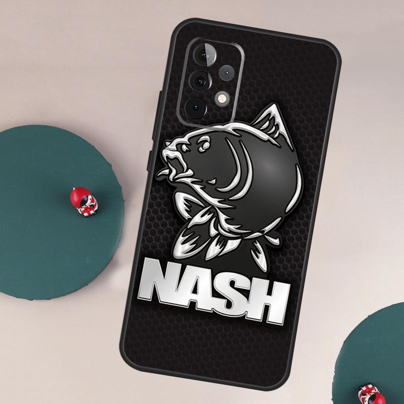Nash Fishing Logo Cover For Samsung Galaxy A54 A34 A24 A14 A13 A23 A33 A53 A73 A51 A71 A12 A22 A32 Case