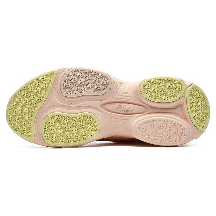 Fila Cube Fabric Synthetic Suede Low-Top Lifestyle Sneakers Women Sneakers Light-Pink F12W216130FSA