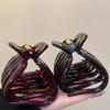 Funny Pumpkin Hair Claw French Style Shark Clip Creative Hair Grab  Girls