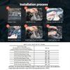 TORCH K7RTC Spark Plug Replacement for NGK 6364/BKR6ES 2330/BCPR6ES, Champion 340/RC7YC RC7YCC C7YC, Bosch FR5DC, Denso 3010/Q22PR-U, Honda