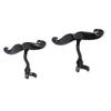 2 Pcs Trombone Clamp On Mustache Funny Plastic Euphonium Mouthpiece Mustache for Band Practices