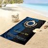 Name Custom Club Brugge Logo Print Beach Towel, Large Soft Quick Dry Towel for Beach Camping Swimming