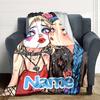 Custom Name Jinx Power Dark Party Blanket For Couch Bed Plush Cozy Fuzzy Blanket Super Soft Warm Blankets For Fall And Winter 091619