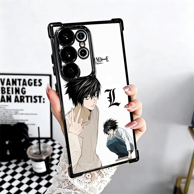 N-Notes D-Deaths L Lawliet Soft Phone Case For Samsung Galaxy S26 Ultra S25 Edge S24 FE S23 Plus S22 S21 + S20 Plating Anti-Fall