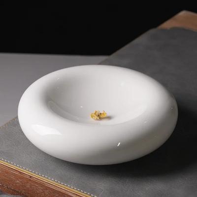 Kreatywna Okrągła Ceramiczna Zastawa Stołowa, Izolacja Dwuwarstwowa, Talerz Obiadowy w Stylu Zachodnim, Dostosowana Biała Restauracyjna Miska do Zupy.