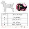 (L, Black) Washable Female Dog Diapers, Reusable Doggie Diaper Wraps For Female Dogs, Super-absorbent And Comfortable(size,color:l-black)