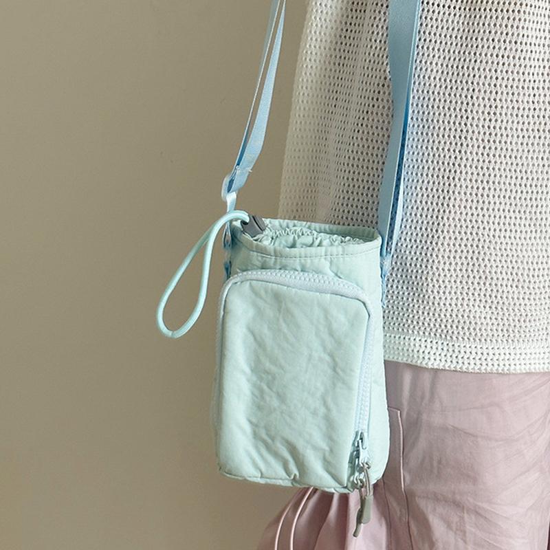 Tragbare Wasserdichte Tasche Outdoor Wasserflasche Spirituosenbeutel Yoga Laufen Bewegung Aufbewahrungswickel Kinder Erwachsene Umhängetasche Reise-Essential