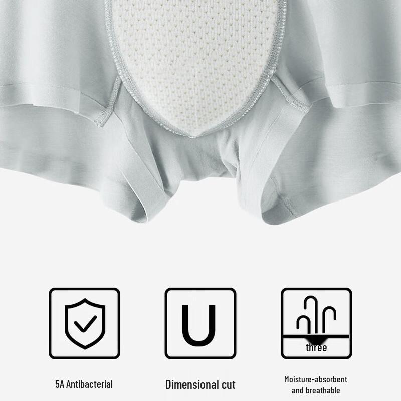 Nanjiren Pánské bezešvé boxerky z modalu